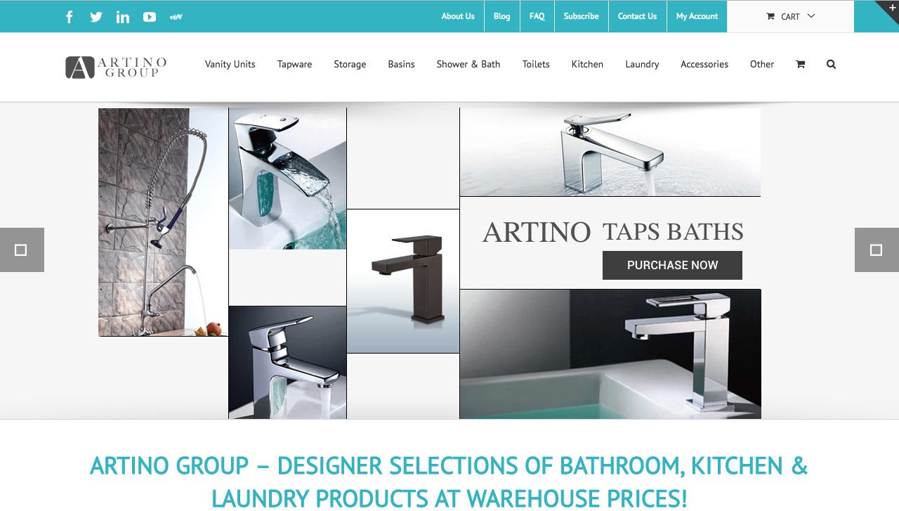 Unique-Web-Marketers-Artino-Group-Home-Page