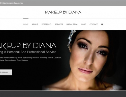 Makeup By Diana New Website Design